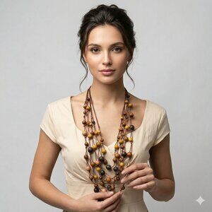 Multicolor Beaded Necklace